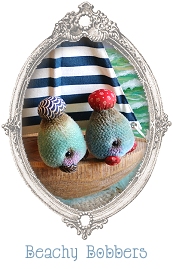 beachy fun in the sun mohair bobbers