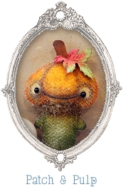 mohair pumpkin cute monsters halloween adorable madness artist toys
